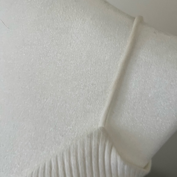 SHEIN | White Ribbed Twist Front Bodysuit Tank Top - Picture 4 of 14